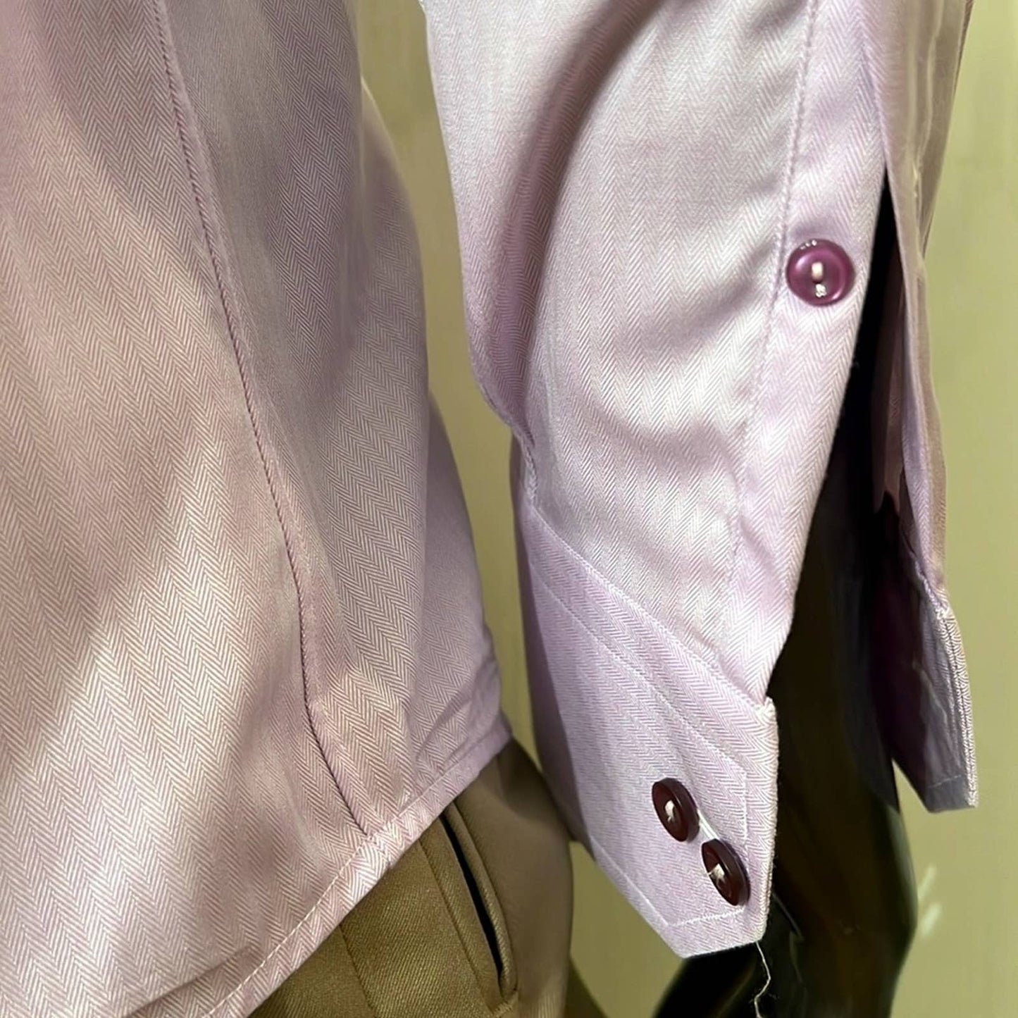 MENS: ETON • Lavender Button Down Shirt 15 1/2