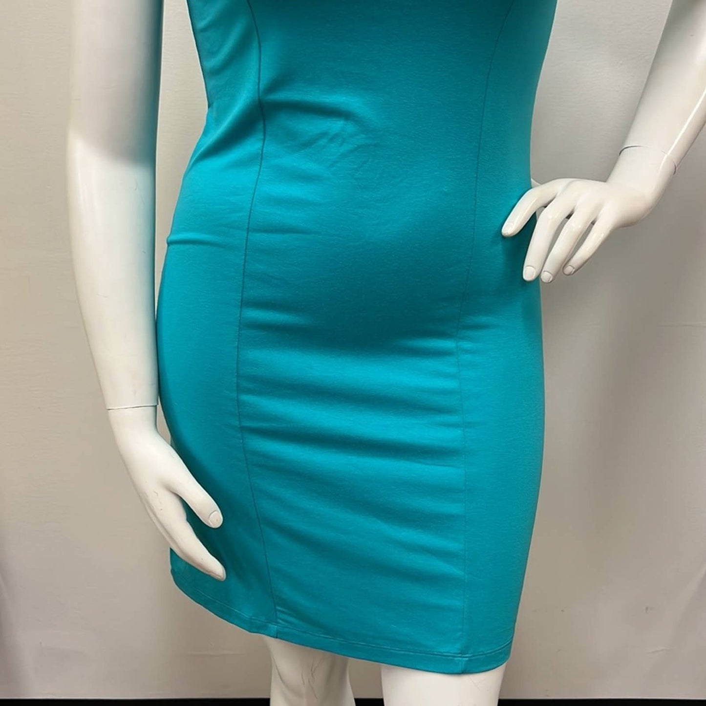 Blugirl Folies Turquoise Designer Dress 12 •Authentic